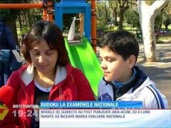 Sudoku la examenele naționale