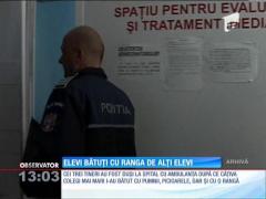 Curtea de Argeş: Trei elevi au ajuns la spital bătuţi măr de câţiva colegi mai mari