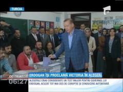 Turcia: Partidul condus de premierul Erdogan își proclamă victoria la alegeri