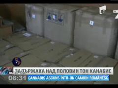 Captură impresionantă de marijuana, făcută de vameșii bulgari, într-un camion românesc