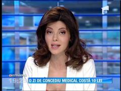 O zi de concediu medical costă 10 lei