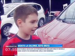 Vedete la Salonul Auto Moto din Piaţa Constituţiei