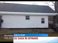 Au mutat o casă întreagă cu mâinile goale