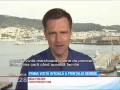 Ducesa Catherine, ducele William şi prinţul George au început vizita oficială în Noua Zeelandă