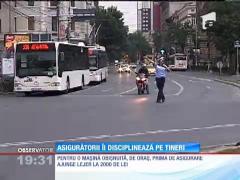 Companiile de asigurări îi disciplinează pe tinerii