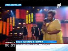Noora Noor vine să concerteze la Bucureşti
