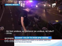 Accident violent în Braşov!