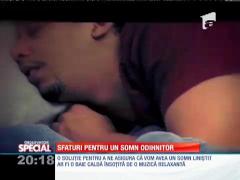 Special! Sfaturi pentru un somn odihnitor