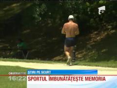 Sportul îmbunătăţeşte memoria