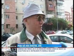Ministerul Culturii vrea să dea jos statuia regizorului Sergiu Nicolaescu din Târgu Jiu