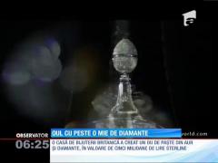 Cel mai scump ou din lume poate fi văzut la o casă de bijuterii din Marea Britanie