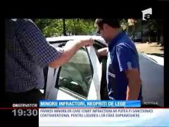 Copiii periculoşi de pe străzi, neopriţi de lege