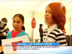 Guvernul României a dat în mintea copiilor