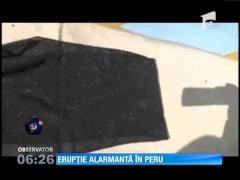 Vulcanul Ubinas creează panică în Peru