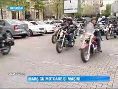 Marș cu motoare și mașini de epocă, în Capitală