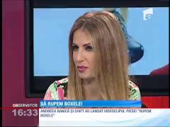 Andreea Banică şi Shift au lansat videoclipul piesei "Rupem boxele"