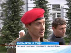 Radu Mazăre, cu subsemnatul la Poliţie