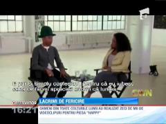 Pharrell , lacrimi de fericire