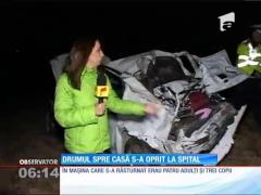 Drumul spre casă s-a oprit pentru şapte persoane la spital
