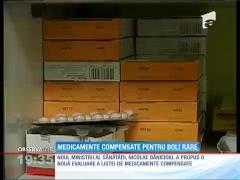 Medicamente compensate pentru boli rare