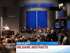 Un colecţionar a dat 44 de milioane de dolari pe o pânză complet albastră