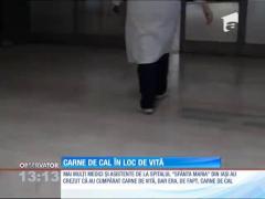 Mai mulţi medici şi asistente din Iaşi au cumpărat carne de cal, fără să ştie