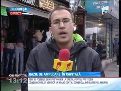 Razie într-un mare complex comercial din Capitală