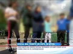 Un orfan cu handicap psihic şi fizic a fost rănit grav după ce un copac s-a prăbuşit peste el