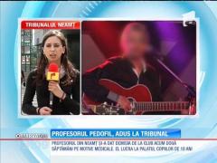 Profesorul de muzică reţinut pentru pedofilie, dus la Tribunalul Neamţ