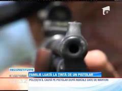 O familie din Timiș a fost luată la țintă de un individ înarmat