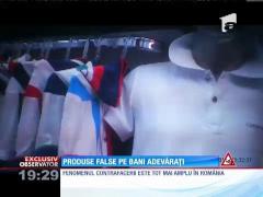 Tot mai multe produse falsificate sunt comercializate pe piața din România
