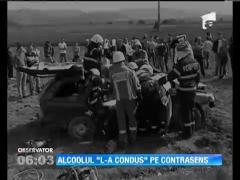 Un şofer beat a băgat în spital două familii