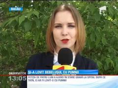 Fetiţă de patru luni, bătută cu bestialitate de propriul tată