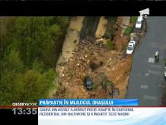 Prăpastie în mijlocul orașului Maryland