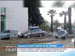 Vacanță ratată pentru zeci de români! Insulă din Turcia, lovită sever de furtună