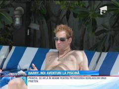 Prinţul Harry, noi aventuri la piscină