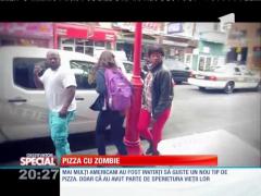 Reclama, sufletul comerțului! Noua găselniță: Pizza cu zombie