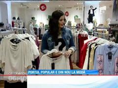 Portul popular e din nou la modă