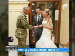 Prinţul Charles, invitat nepoftit la o nuntă din Marea Britanie