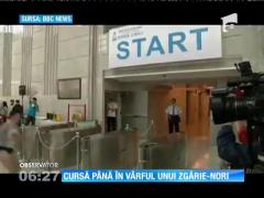 Cursă pe cel mai înalt zgârie-nori al Taiwanului!