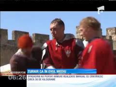 Turnir ca în evul mediu, organizat la Castelul Belmonte din Spania