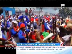 Locuitorii unui cartier din capitala Mexicului au pus în scenă bătălia din 1862