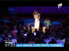Kylie Minogue, elogiu pentru toleranţă