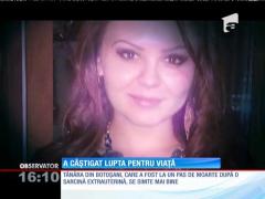 După un adevărat COȘMAR medical, tânăra din Botoşani se simte mai bine