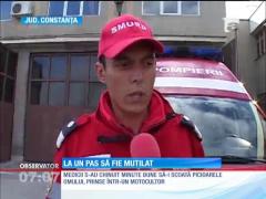 Aproape mutilat de aparatul menit să-i facă treaba mai uşoară