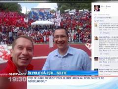 Febra selfieurilor i-a cuprins şi pe politicienii români