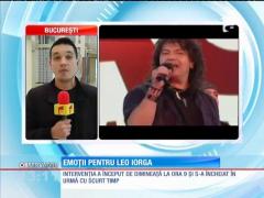 Leo Iorga a ieşit din operaţie! Cum se simte cântăreţul