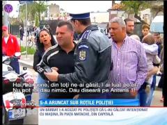 Circ între poliţişti şi rromi, într-o piaţă din Capitală