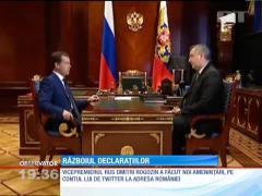 Războiul declaraţiilor a început între Rusia şi România