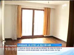 Lichidare de stoc la vile de lux